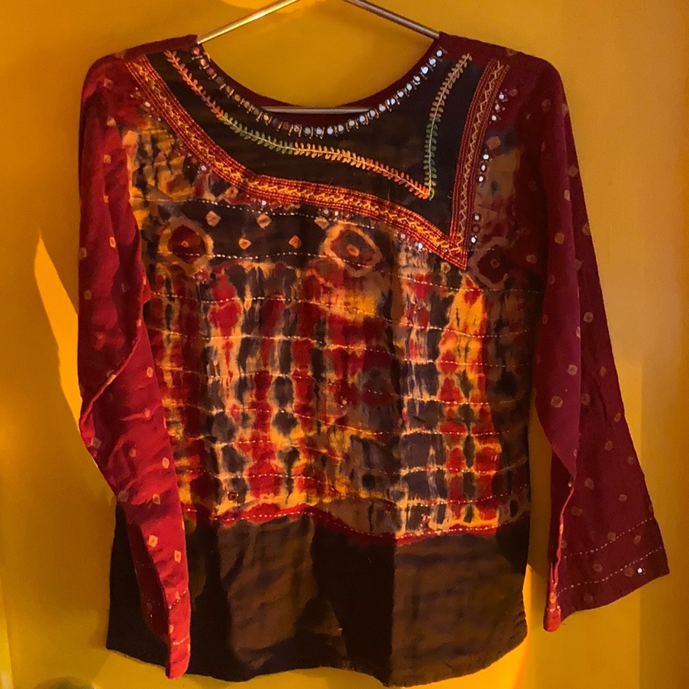 Vintage/embroidered/Indian/ S/M(6-8US),(34-37EU)